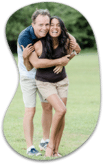 Happy Couple after man has TRT Therapy in Seattle and Olympia