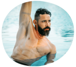 Man swimming after testosterone replacement therapy in Seattle and Olympia
