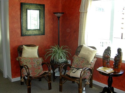 Sit, relax, and let the worries of your day drift away.
